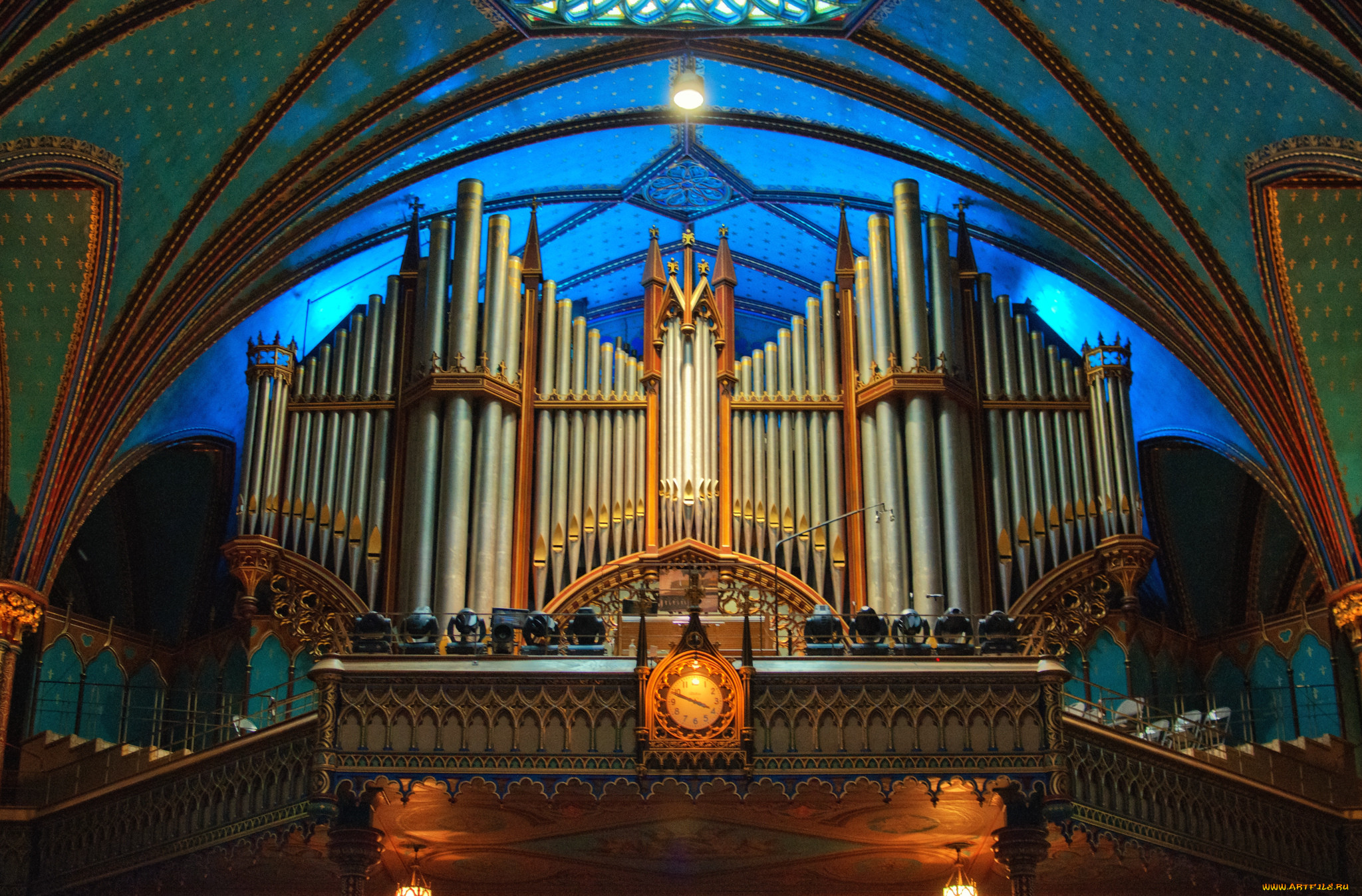 the organ pipes from the cathedral of notre dame in old montreal, , - , , 